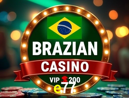 Logo e77 Telegram Canal Oficial
