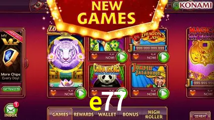 Descubra o Mundo do Cassino Online com e77